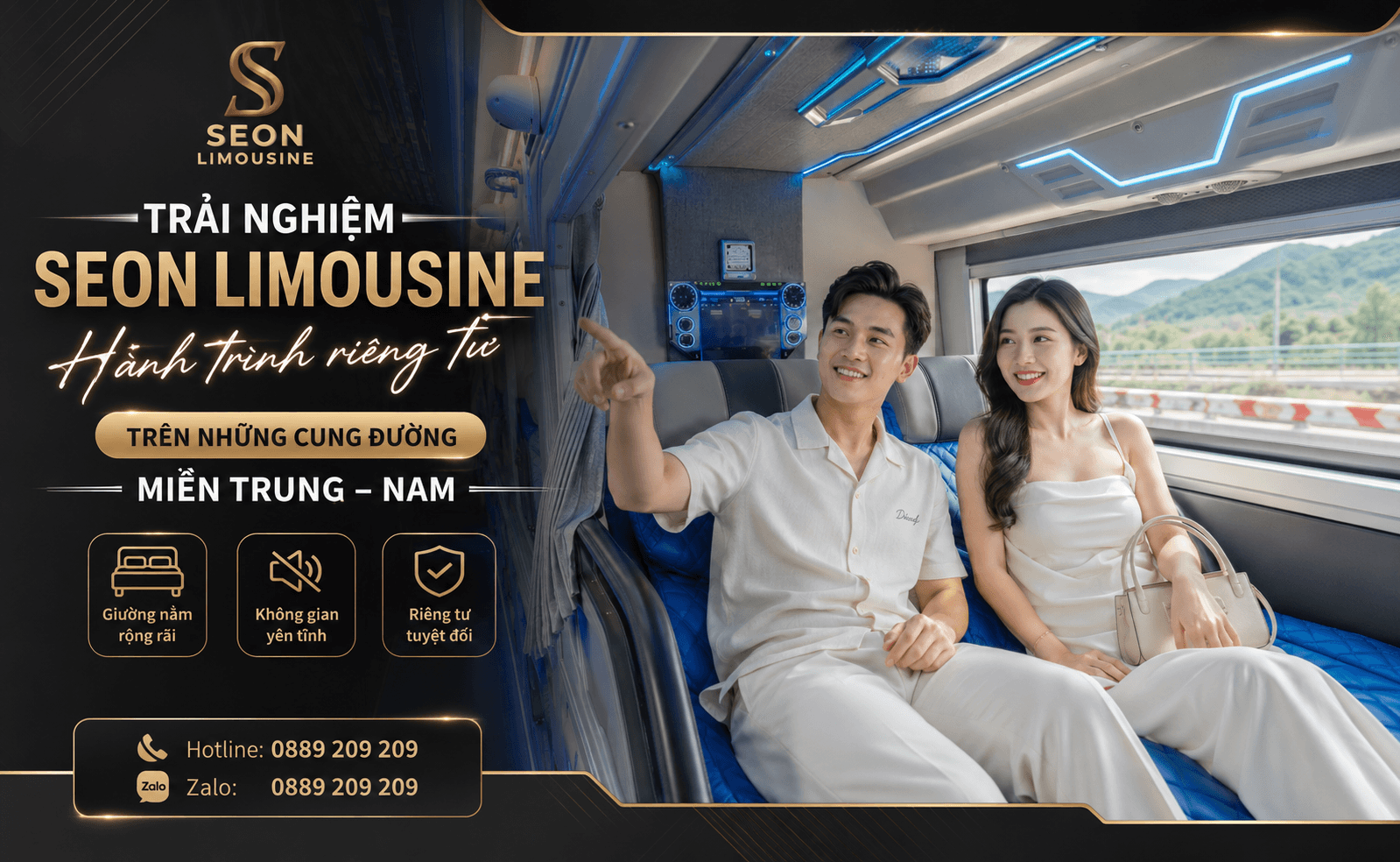 Trải nghiệm Seon Limousine: Hành trình riêng tư trên những cung đường miền Trung – Nam